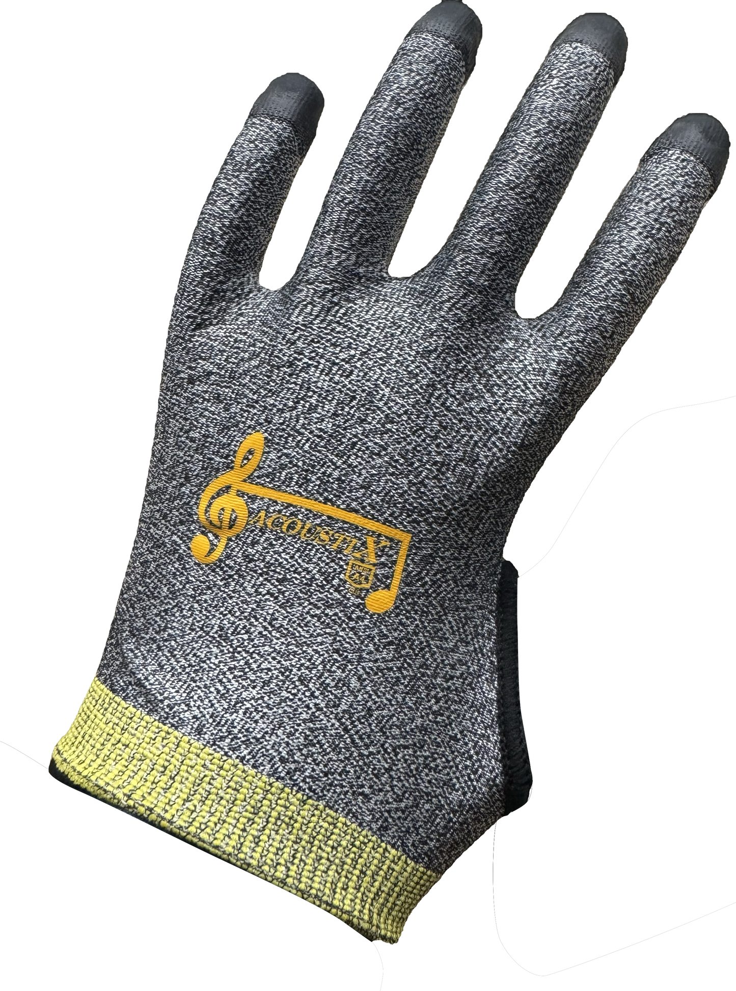 Coated Guitar Glove - Black