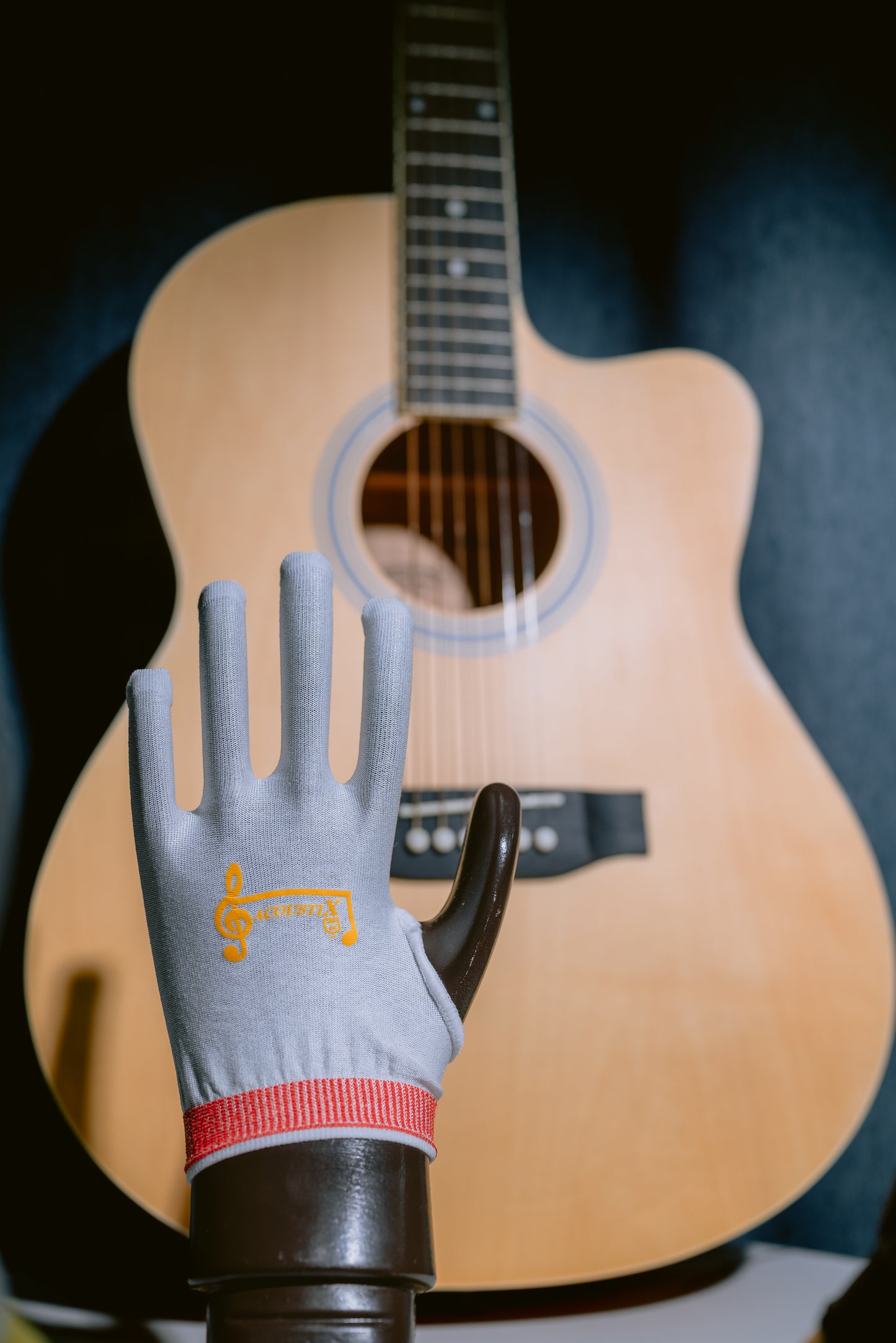 Coated Guitar Glove