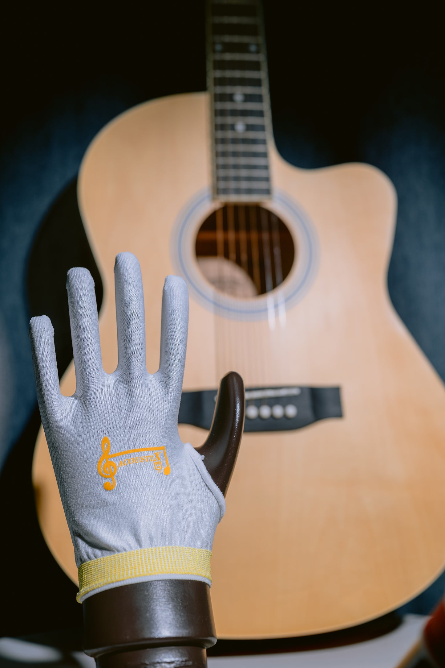 Non Coated Guitar Glove