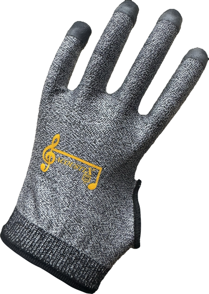 Coated Guitar Glove - Black